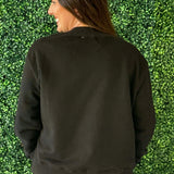 Huskers Polka Dot Cursive Mockneck