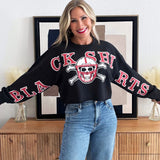Nebraska Phipps Split Vintage Cropped Longsleeve
