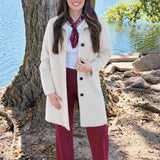 Blythe Long Sweater Button Front Jacket