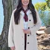 Blythe Long Sweater Button Front Jacket