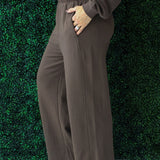 100% Cotton Wide Leg Pants