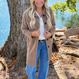 Blythe Long Sweater Button Front Jacket