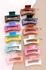 Matte Jumbo Hair Clips