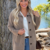Blythe Long Sweater Button Front Jacket
