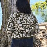 Sadie Animal Print Knit Cardigan