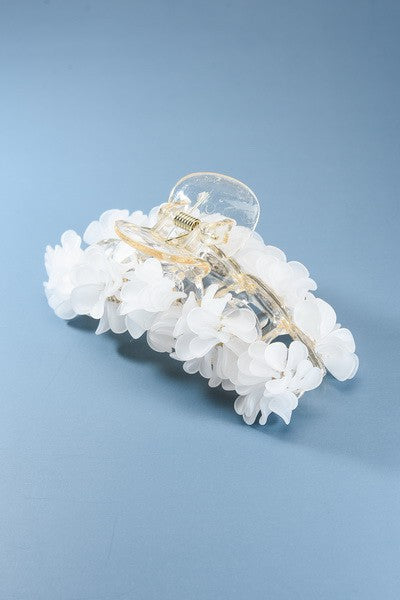 Over Sized Artistic Floral Hair Claw Clip