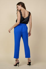 Recycled Elastic Waist Tapered Pants