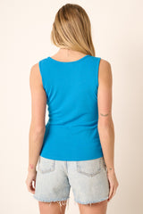 Rounded Square Neck Tank