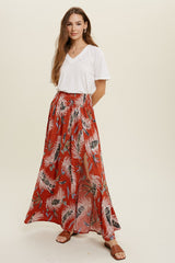 V-Neck top with Rounded Hem