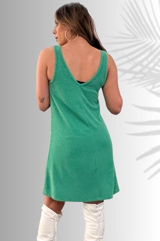 Ribbed Everyday Sleeveless Dress