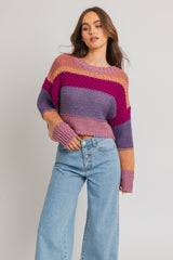 Chunky Knit Striped Sweater