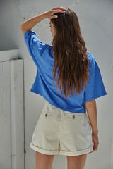 Oversized Crop Short Sleeve