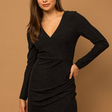 Shimmer Long Sleeve Dress