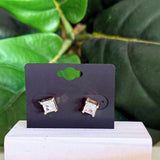 Classic Square Stud Earrings