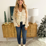 V-Neck Button Front Cardigan
