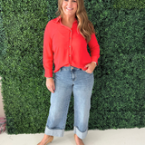 Morgan Cuffed Wide Leg