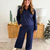 Pull on Wide Leg Crop Trouser