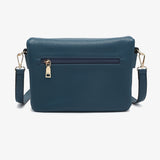 Aubree Flapover Multi-Compartment Crossbody Bag