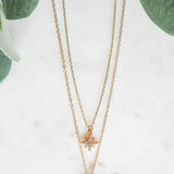 Layered Star Pendant Necklace