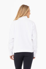 Front Seamed Solid Quarter Zip