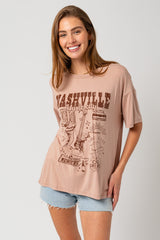 Nashville Short Sleeve Graphic Top