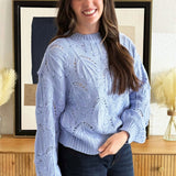 Lily of the Valley Textured Sweater