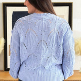 Lily of the Valley Textured Sweater