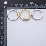Interlock Stacked Mixed Metal Ring