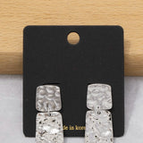 Rectangle Dangle Earring