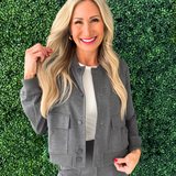 Front Pocket Bomber Jacket - The 308 Boutique