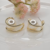 Hoops with Pearl Earrings