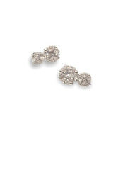 Lucia Double Drop Stud Earrings