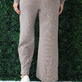 Drawstring Waist Crop Lounge Pants