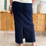High Waisted Denim Skirt