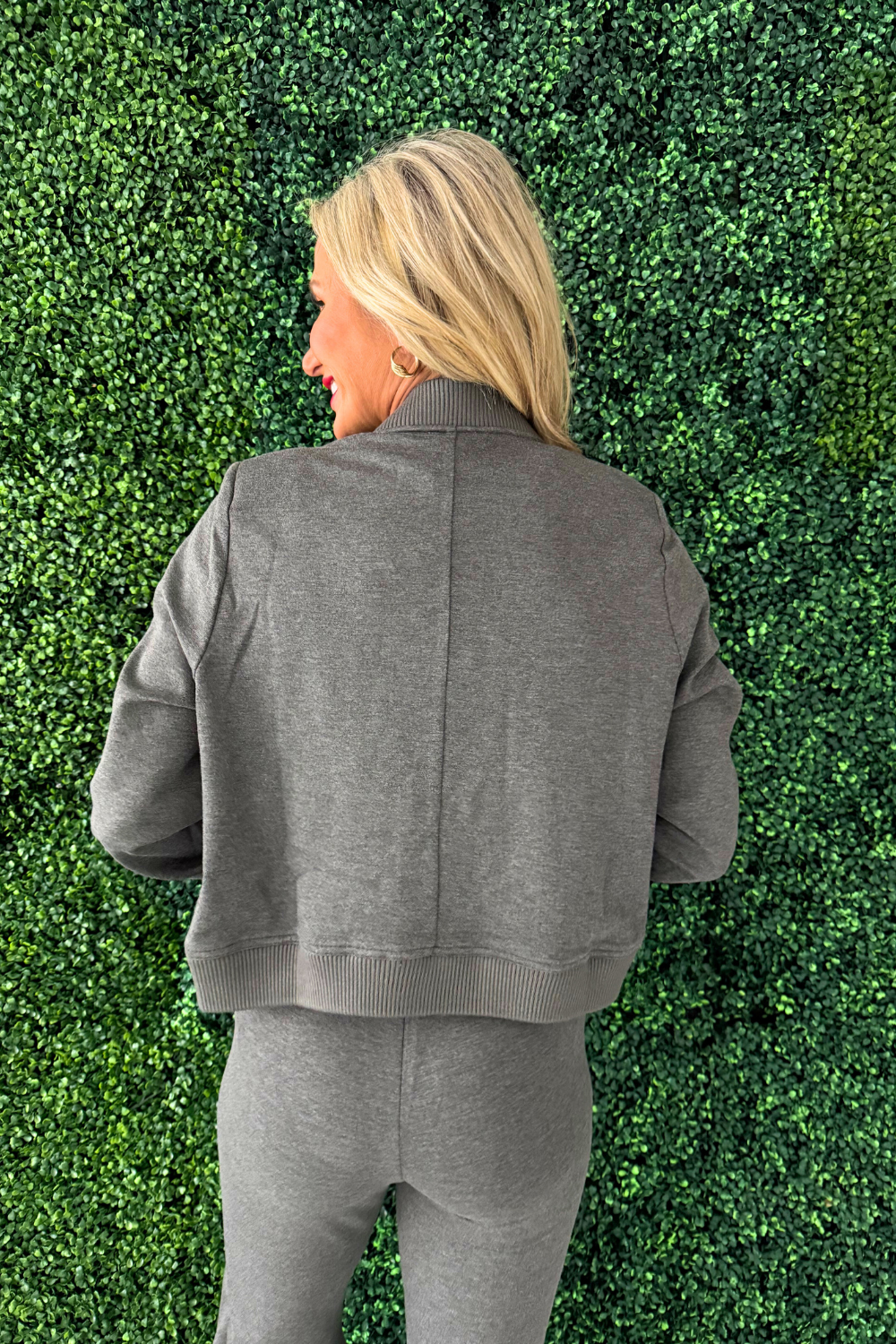 Front Pocket Bomber Jacket - The 308 Boutique