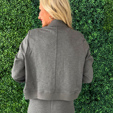 Front Pocket Bomber Jacket - The 308 Boutique