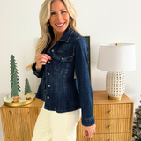 Fit and Flare Trucker Jacket