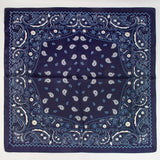 Paisley Print Satin Square Scarf