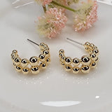 Beaded Hoop Earrings