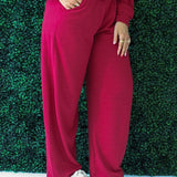 Terry Barrel Pants w/ Side Panel