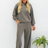 Modal Contrast Piping Cocoon Pants