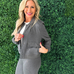 Front Pocket Bomber Jacket - The 308 Boutique