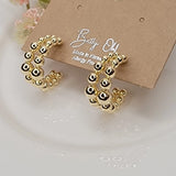 Beaded Hoop Earrings