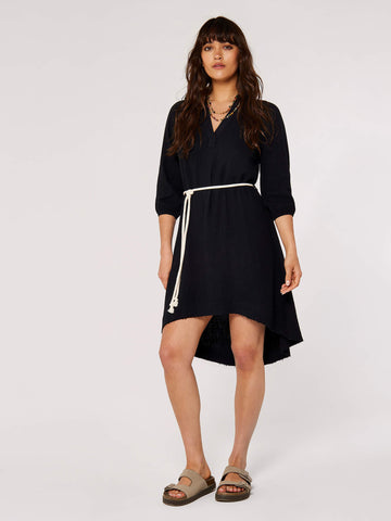 Tunic Rope Tie Waist Dress