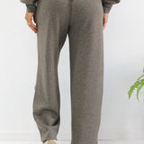 Modal Contrast Piping Cocoon Pants