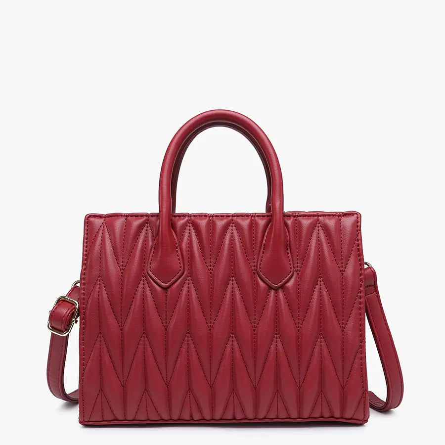 Arbor Herringbone Satchel w/ Dual Handles