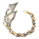 Short Gold Phone Chain with Scarf