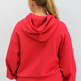 Modal Contrast Piping Hoodie