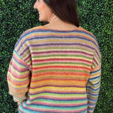 Rainbow Knit Sweater
