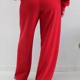 Modal Contrast Piping Cocoon Pants